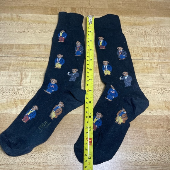 polo teddy bear socks